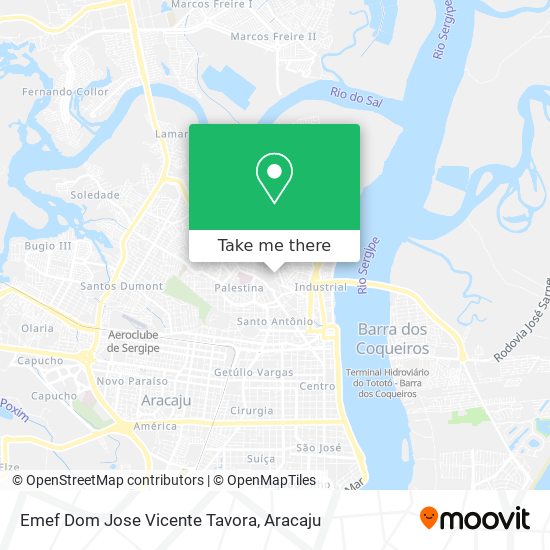 Emef Dom Jose Vicente Tavora map