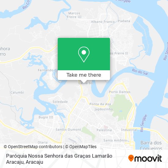 Paróquia Nossa Senhora das Graças Lamarão Aracaju map