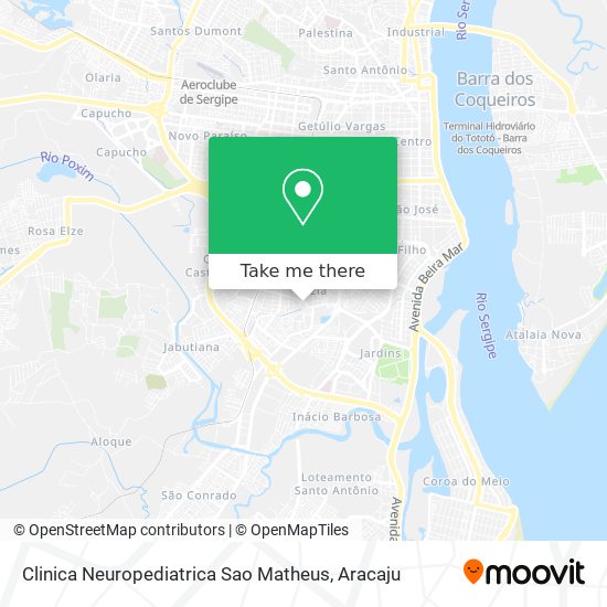 Clinica Neuropediatrica Sao Matheus map