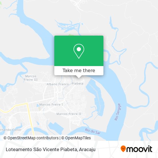 Loteamento São Vicente Piabeta map