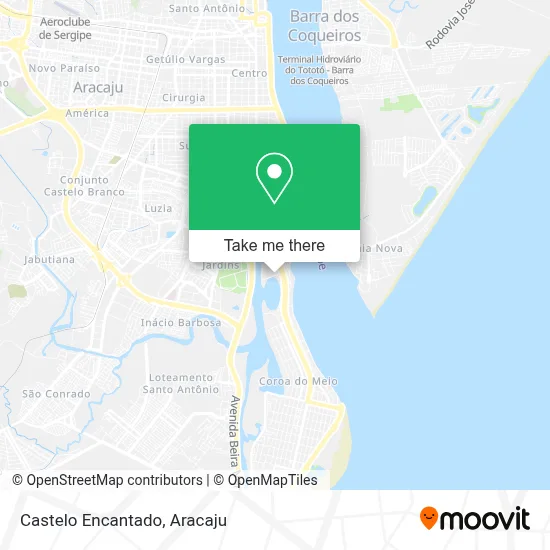 Castelo Encantado map