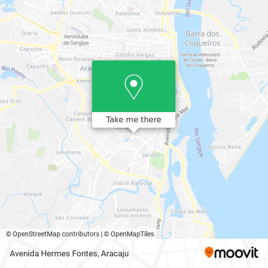 Avenida Hermes Fontes map