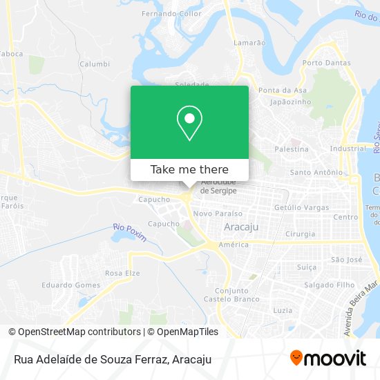 Rua Adelaíde de Souza Ferraz map