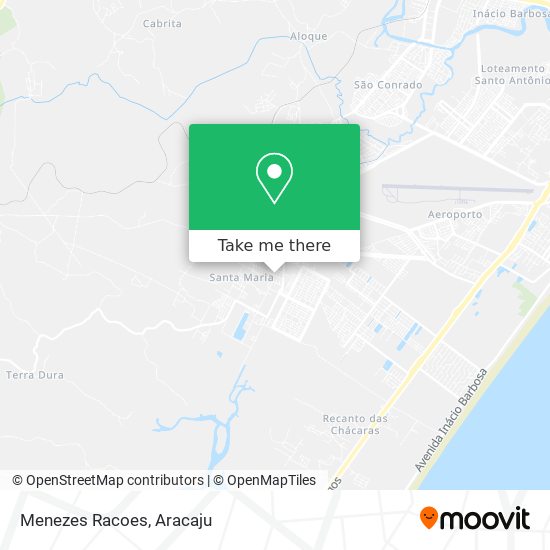 Mapa Menezes Racoes