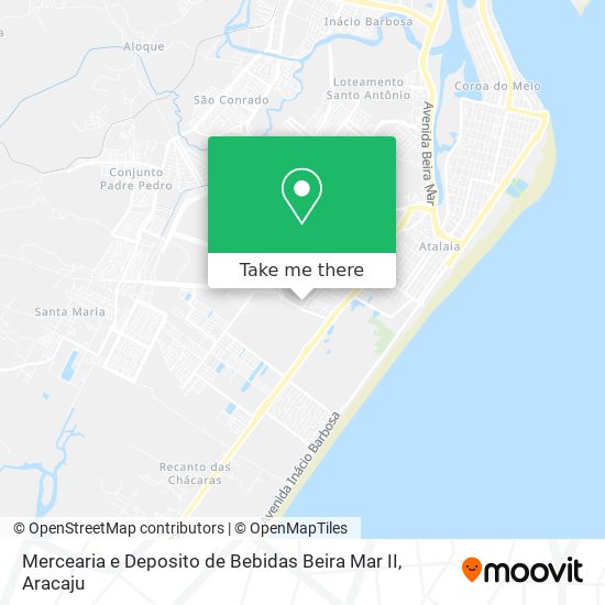 Mercearia e Deposito de Bebidas Beira Mar II map