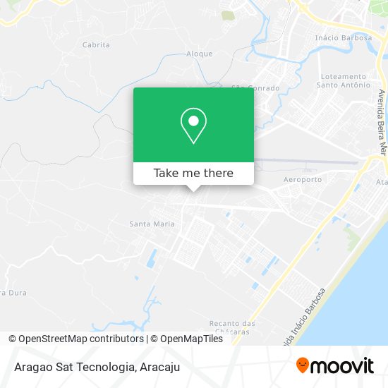 Aragao Sat Tecnologia map