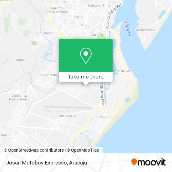 Josan Motoboy Expresso map