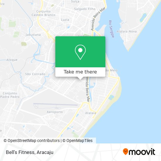 Bell's Fitness map