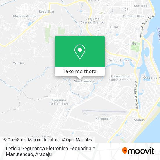 Leticia Seguranca Eletronica Esquadria e Manutencao map