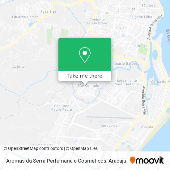 Aromas da Serra Perfumaria e Cosmeticos map