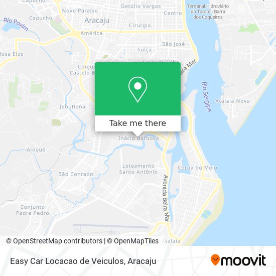 Mapa Easy Car Locacao de Veiculos