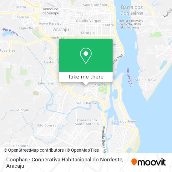 Coophan - Cooperativa Habitacional do Nordeste map