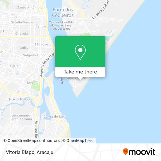 Vitoria Bispo map