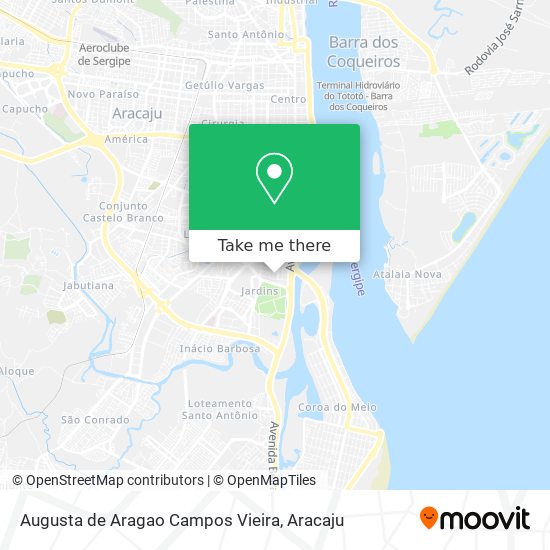 Augusta de Aragao Campos Vieira map