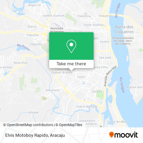 Mapa Elvis Motoboy Rapido