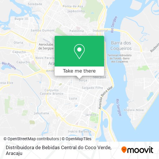 Distribuidora de Bebidas Central do Coco Verde map