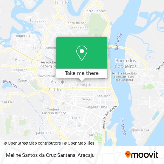 Mapa Meline Santos da Cruz Santana