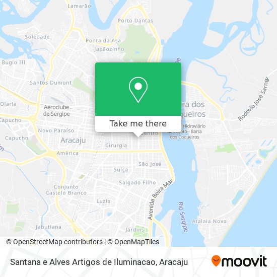 Santana e Alves Artigos de Iluminacao map