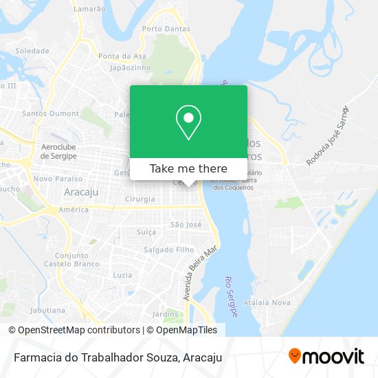 Farmacia do Trabalhador Souza map