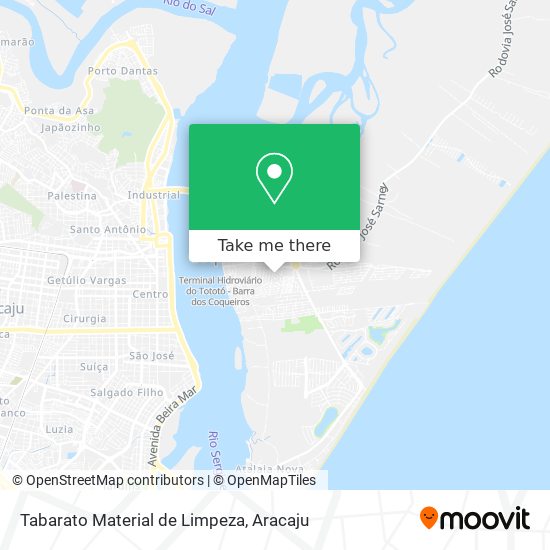 Tabarato Material de Limpeza map