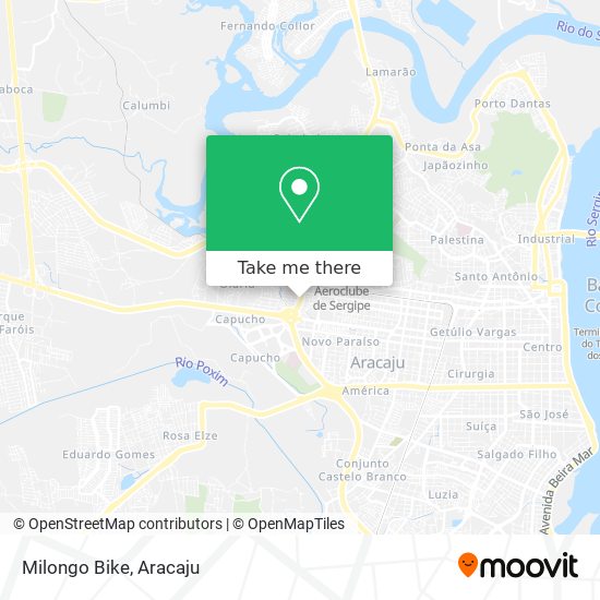 Milongo Bike map