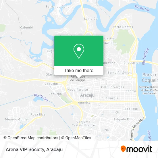 Arena VIP Society map