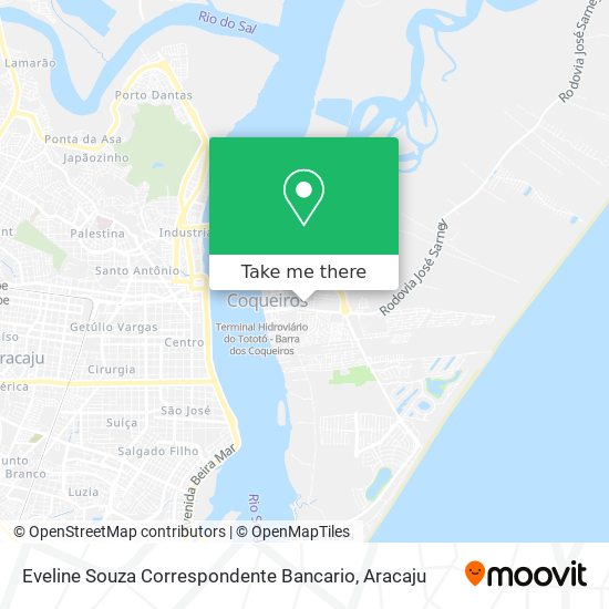 Mapa Eveline Souza Correspondente Bancario