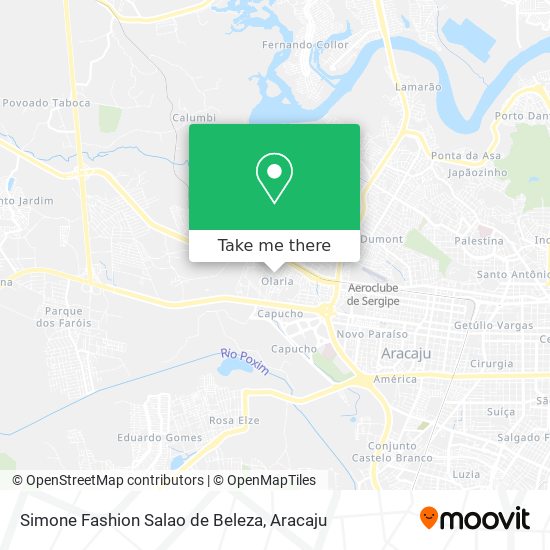 Mapa Simone Fashion Salao de Beleza