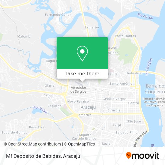 Mf Deposito de Bebidas map