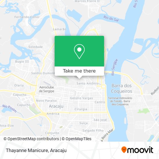 Thayanne Manicure map