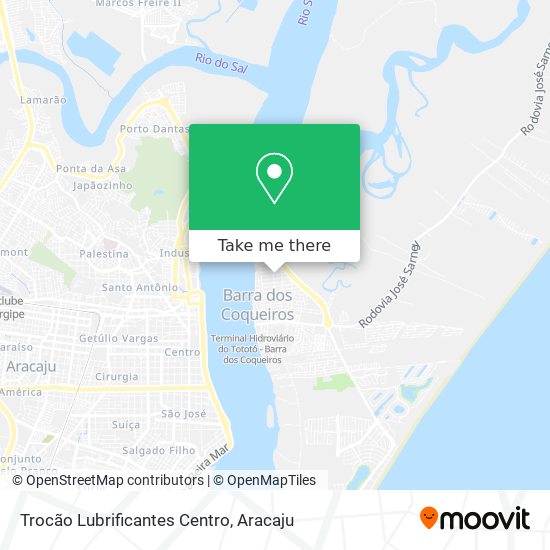 Trocão Lubrificantes Centro map
