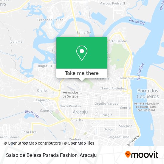 Salao de Beleza Parada Fashion map