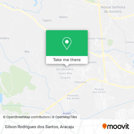 Mapa Gilson Rodrigues dos Santos