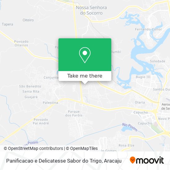 Panificacao e Delicatesse Sabor do Trigo map