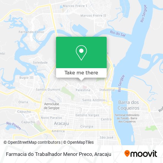 Farmacia do Trabalhador Menor Preco map