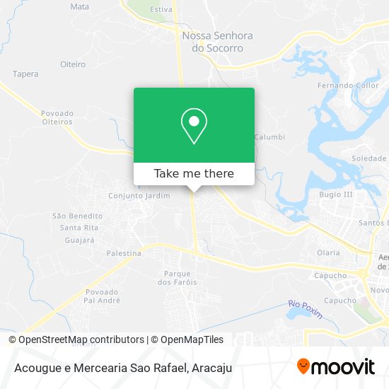 Mapa Acougue e Mercearia Sao Rafael