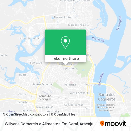 Willyane Comercio e Alimentos Em Geral map