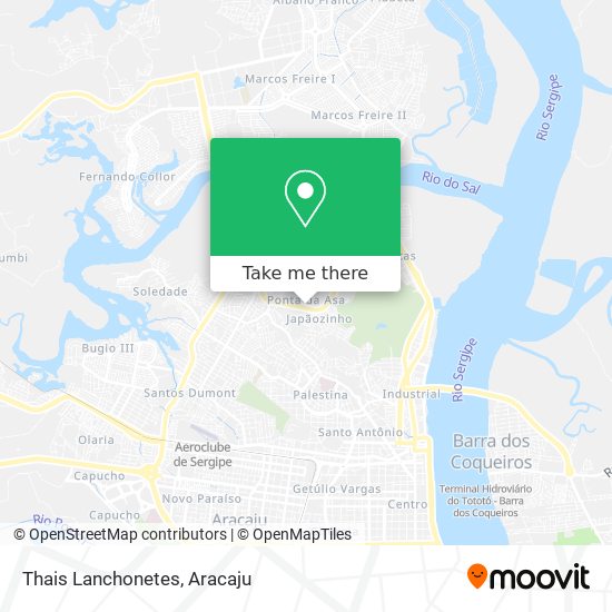 Thais Lanchonetes map