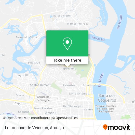 Lr Locacao de Veiculos map
