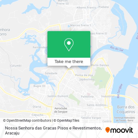 Nossa Senhora das Gracas Pisos e Revestimentos map