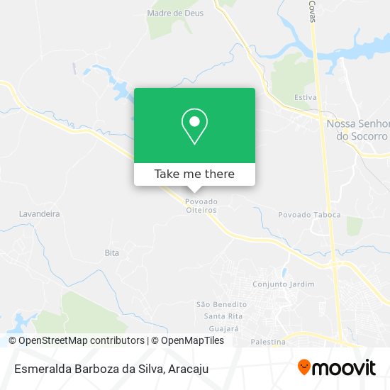 Esmeralda Barboza da Silva map