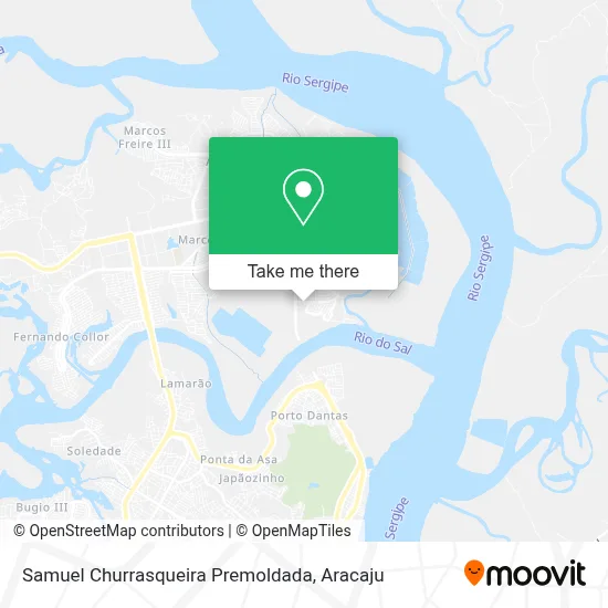 Samuel Churrasqueira Premoldada map