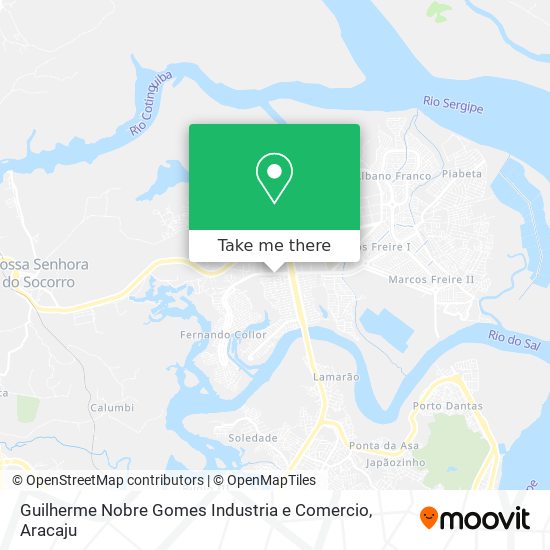 Mapa Guilherme Nobre Gomes Industria e Comercio