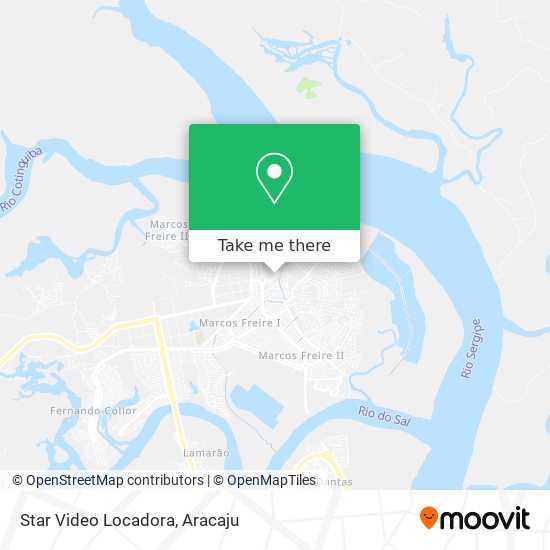 Star Video Locadora map