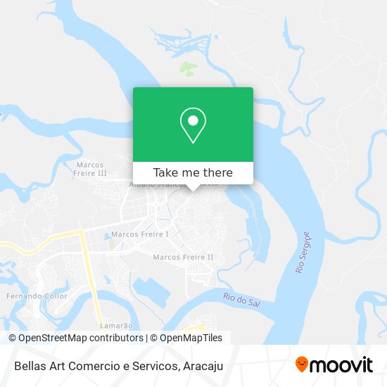Bellas Art Comercio e Servicos map