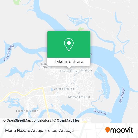 Maria Nazare Araujo Freitas map
