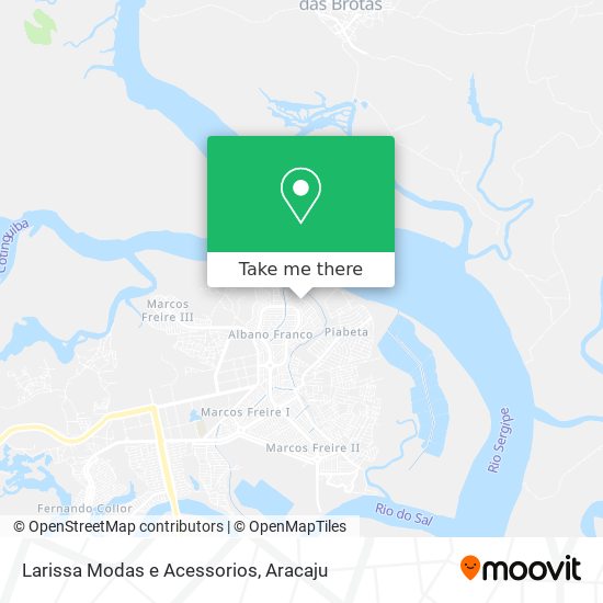 Larissa Modas e Acessorios map