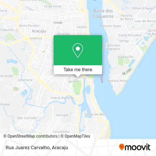 Rua Juarez Carvalho map