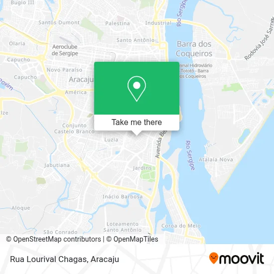 Rua Lourival Chagas map