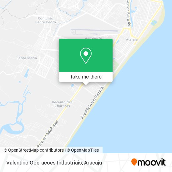 Valentino Operacoes Industriais map